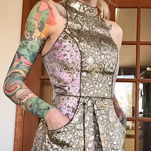 Urban Outfitters Dresses & Skirts - Metallic Pocket Dress from Urban Outfitters